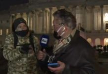 Assalto al Congresso USA, il giornalista Rai Antonio Di Bella aggredito in diretta | Video Di bella, Rai