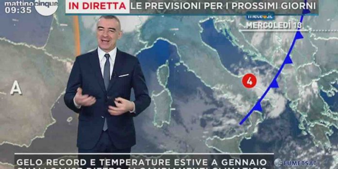 Mattino 5, le previsioni meteo di Andrea Giuliacci per i prossimi giorni | Video Mediaset meteo giuliani mattino 5