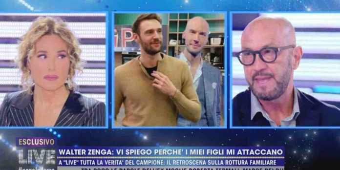 Live Non è la D’Urso, Walter Zenga e l’incontro con Andrea e Nicolò: “abbiamo tanto tempo davanti” | Video Mediaset Walter Zenga a Live Non è la D'Urso