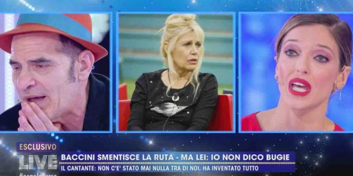 Francesco Baccini e Guenda Goria, il confronto a Live Non è la D’Urso | Video Mediaset Baccini e Guenda Goria