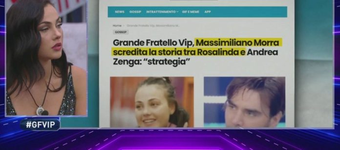 GF Vip, Massimiliano Morra contro Rosalinda Cannavò: “La storia con Zenga è strategia” | Video Mediaset Morra vs Cannavò