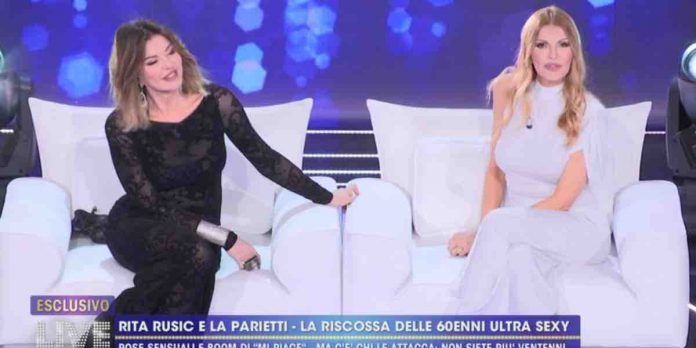 Alba Parietti e Rita Rusic a Live Non è la D’Urso: il confronto – scontro con le 5 sfere | Video Mediaset Alba Parietti e Rita Rusic a Live