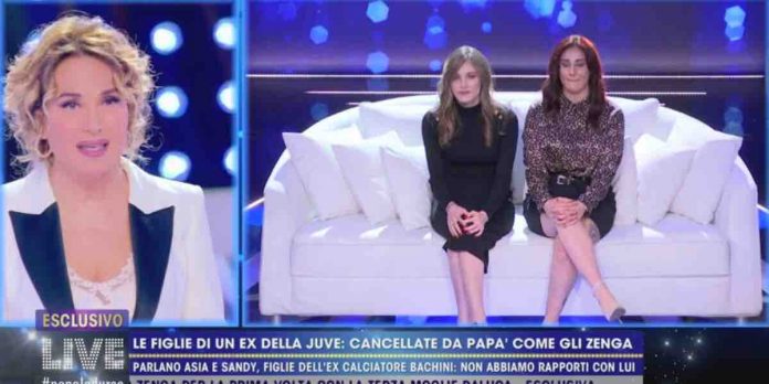Live Non è la D’Urso, l’appello di Asia e Sandy, figlie di Jonathan Bachini | Video Mediaset figlie Jonathan Bachini a Live