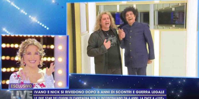 Live Non è la D’Urso, Ivano e Nick Luciani dei Cugini di Campagna: pace fatta in tv | Video Mediaset Ivano e Nick Luciani de I cugini di Campagna a Live