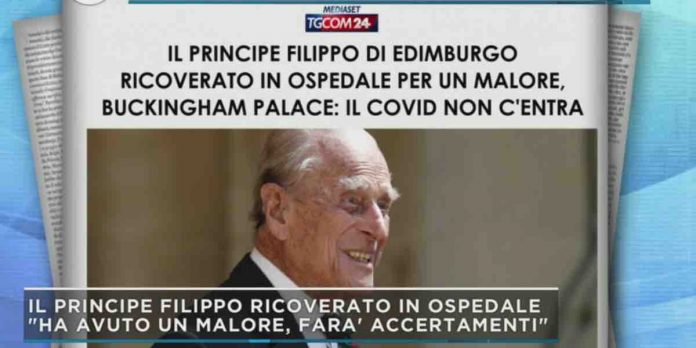 Mattino 5, Principe Filippo ancora ricoverato in ospedale: preoccupano le condizioni di salute | Video Mediaset Mattino 5, Principe Filippo Edimburgo