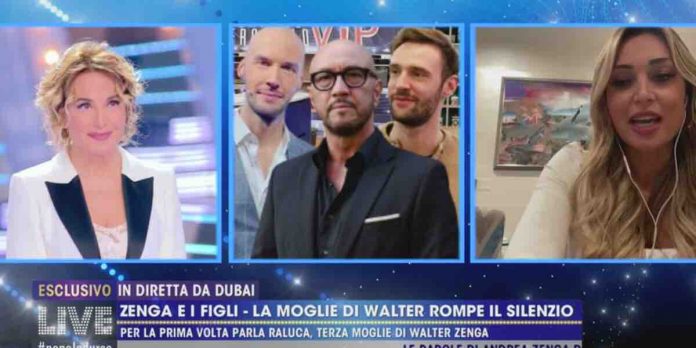 Live Non è la D’Urso, Raluca Rebedea su Walter Zenga: “è un papà iper presente” | Video Mediaset Raluca terza moglie Walter Zenga