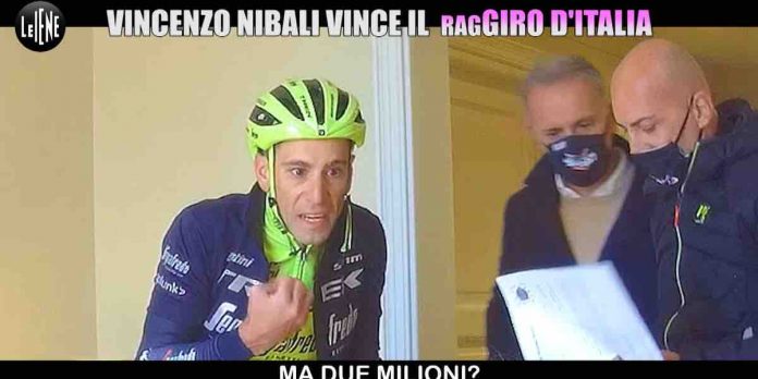 Scherzo Vincenzo Nibali a Le Iene: la moglie investe due milioni di euro in Romania | Video Mediaset scherzo Vincenzo Nibali Le Iene