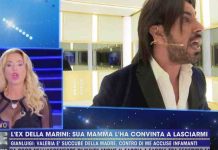 Live Non è la D’Urso, Valeria Marini rifiuta il confronto in ascensore con l’ex fidanzato Gianluigi Martino | Video Mediaset Valeria Marini e l'ex fidanzato