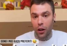 “Chiamami per nome” domina la classifica dei singoli più venduti. Fedez festeggia brindando sui social fedez brinda