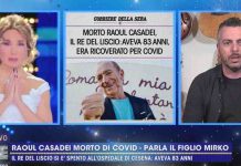 Live Non è la D’Urso: il ricordo di Raoul Casadei e le parole del figlio Mirko | Video Mediaset Raoul Casadei ricordo a Live Non è la D'Urso