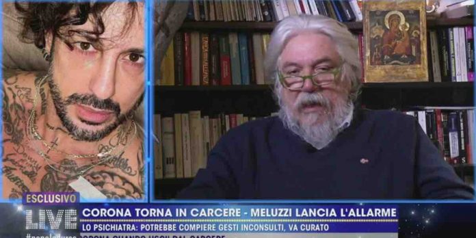 Live Non è la D’Urso, Alessandro Meluzzi: “Fabrizio Corona potrebbe compiere gesti inconsulti” | Video Mediaset Meluzzi Corona a Live Non è la D'Urso