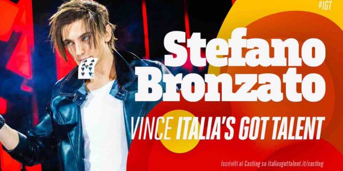 Stefano Bronzato vincitore Italia's Got Talent 2021