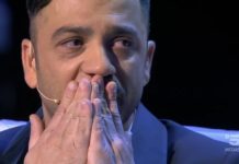 Ascolti tv ieri: Canzone Segreta (15.7%), Felicissima Sera (20.1%) | Dati Auditel 16 aprile 2021 Amedeo Grieco Piange a Felicissima Sera