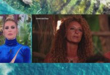 Isola dei Famosi 2021: Valentina Persia nega di stringere la mano a Fariba Tehrani | Video Mediaset Valentina vs Vera Gemma e Fariba