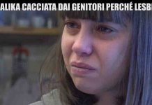 Malika lesbica cacciata di casa Le iene