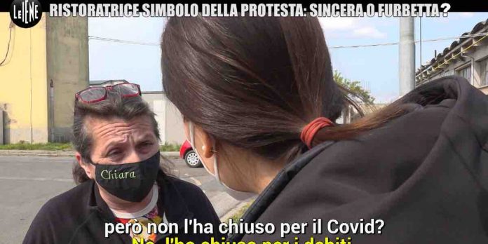 Le Iene, la ristoratrice della protesta a Roma ha mentito sulla chiusura delle sue attività? | Video Mediaset ristoratrice protesta a Le Iene