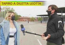 Tapiro a Diletta Leotta, la consegna a Striscia La Notizia | Video Mediaset Tapiro a Diletta Leotta a Striscia