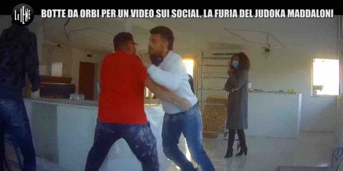 Scherzo Marco Maddaloni a Le Iene: il campione di judo perde le staffe | Video Mediaset scherzo Marco Maddaloni a Le Iene