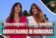 Isola dei Famosi 2021, anticipazioni Finale: Cecilia Rodriguez e Arianna Cirrincione volano in Honduras Cecilia e Arianna In Honduras