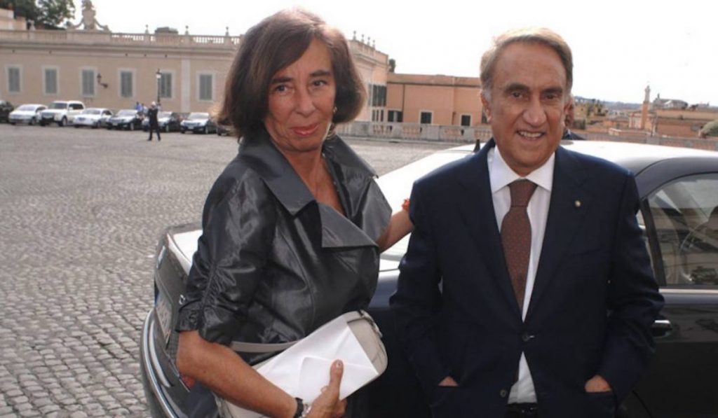 Diana De Feo, moglie di Emilio Fede è morta oggi a 84 anni