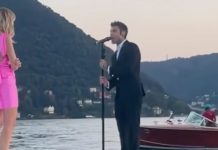 Fedez e la sorpresa a Chiara Ferragni per i 3 anni di matrimonio: una nuova canzone sul lago di Como | Video Fedez e Chiara Ferragni