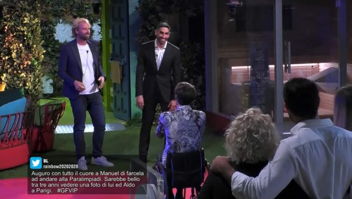 Sorpresa a Manuel Bortuzzo al GF Vip: gli amici, Filippo Magnini e Massimiliano Rosolino | Video Mediaset Sorpresa Manuel