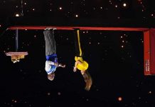 Tu si que vales 2021, Kai Leclerc e Alexandra Buzas: l’esibizione a testa in giù | Video Witty Tv Tu si que vales 2021