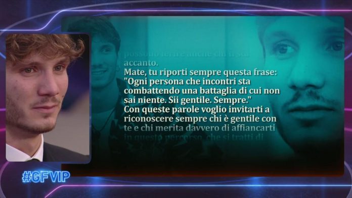 GF Vip, la lettera della mamma a Manuel Bortuzzo e il consiglio (critica) a Lulù Selassiè | Video Mediaset Lettera mamma Bortuzzo