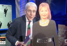 Lilli Gruber sbeffeggia Mario Giordano, lui risponde: “Ho una brutta voce, è un difetto fisico scusatemi” | VIDEO Lilli Gruber Mario Giordano