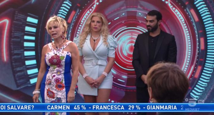 Grande Fratello Vip, chi è uscito ieri sera lunedì 1° novembre? Nessun Eliminato; la preferita è Carmen Russo | Video Mediaset Nominato e preferito