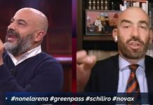 Paragone e Bassetti, scontro in tv da Giletti a Non è l’Arena: volano insulti e querele, il medico lascia la trasmissione | VIDEO Paragone Bassetti