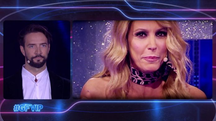 GF Vip, Adriana Volpe VS Alex Belli: il confronto tra l’opinionista e il concorrente | Video Mediaset Volpe Vs Belli