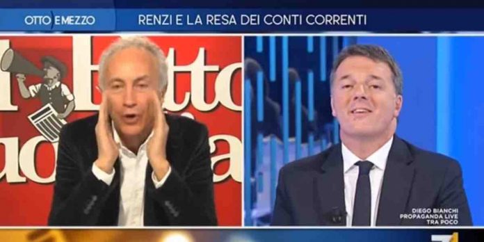 Scontro a Otto e mezzo tra Renzi, Travaglio e Gruber