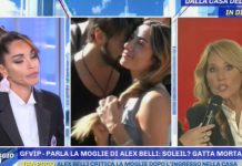 Pomeriggio 5: Delia Duran piange per Alex Belli e lo difende contro Jo Squillo | Video Mediaset Pomeriggio 5 Delia Duran piange