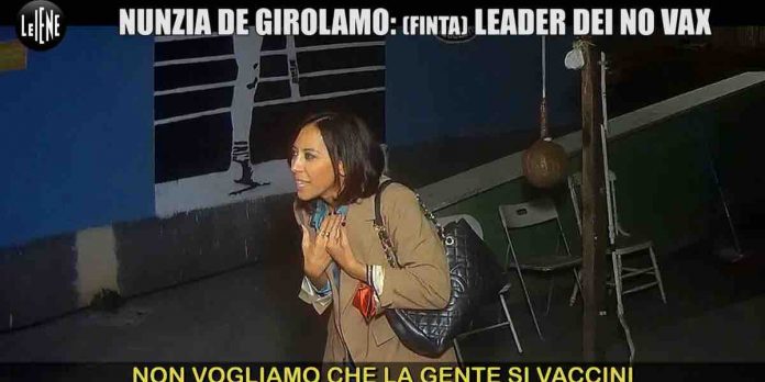 Scherzo Nunzia de Girolamo a Le Iene: “finta” no vax per un giorno | Video Mediaset scherzo Nunzia De Girolamo a Le Iene