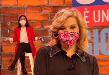 Serena Bortone con la mascherina su Rai 1 a “Oggi è un altro giorno”: ecco perchè, il video Serena Bortone con la mascherina