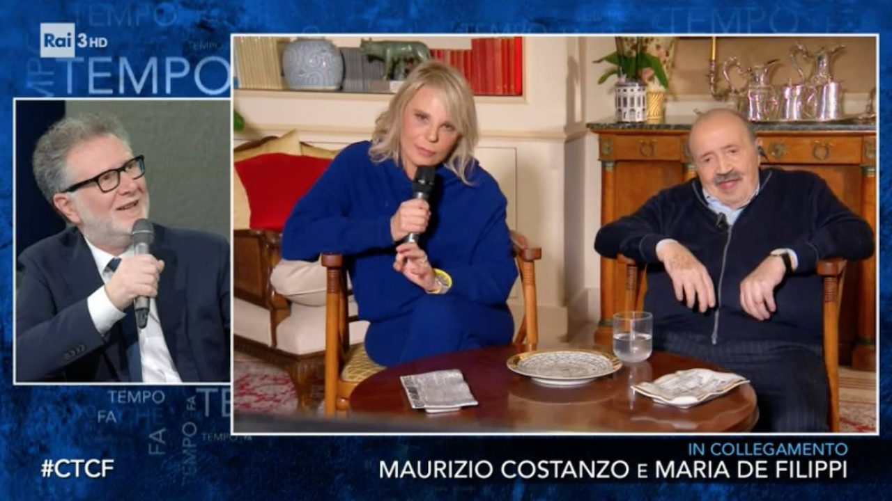 Maurizio Costanzo e Maria De Filippi a \