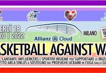 “Basketball Against War”, Nazionale Basket Artisti e Nazionale Italiana Cantanti in campo per l’Ucraina Basketball Against War