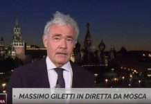 Massimo Giletti malore a Non è L’Arena mentre era in diretta da Mosca: cosa è accaduto? Il Video massimo giletti