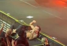 Piero Pelù, incidente al concerto e cade dal palco: come sta ora? Il video della caduta Piero Pelu - caduta