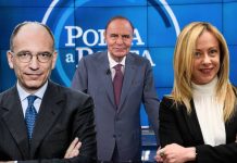 Elezioni 2022, salta il confronto tv tra Enrico Letta e Giorgia Meloni a “Porta a Porta”, arriva il “No” di Agcom. Ecco perchè Elezioni 2022 confronto tv Enrico Letta Giorgia Meloni a Porta a Porta