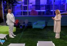 Grande Fratello Vip, Adriana Volpe torna in Casa per una sorpresa all’amico Giovanni Ciacci | Video Mediaset Volpe - Ciacci