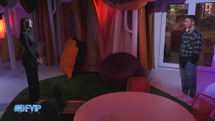 Grande Fratello Vip, Ginevra Lamborghini rientra in Casa per un confronto con Antonino Spinalbese | Video Mediaset Confronto Lamborghini - Spinalbese