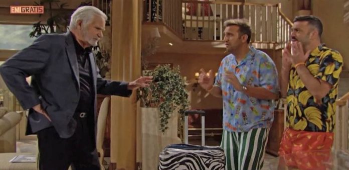 Pio e Amedeo sono figli di Eric e Stephanie Forrester: esilarante scena di Beautiful | Video Mediaset Pio e Amedeo Beautiful emigratis