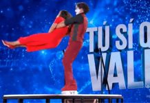 Sabrina Ferilli a Tu si que vales: il concorrente la stringe in vita e la fa volare | Video Witty Tv Sabrina Ferilli a Tu si que vales