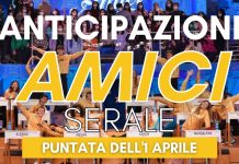 Amici di Maria De Filippi, anticipazioni Serale dell’1 aprile: ospiti ed eliminati | Spoiler Amici di Maria De Filippi