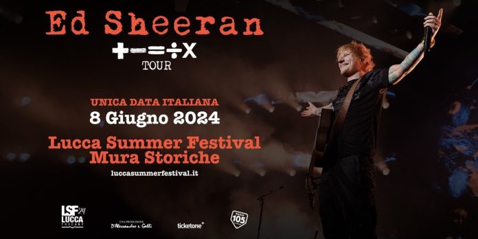 Ed Sheeran 2024 tour Lucca