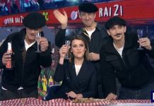 Fiorello irrompe al Tg1 e apparecchia lo studio con cannoli siciliani e spumante – Video Fiorello