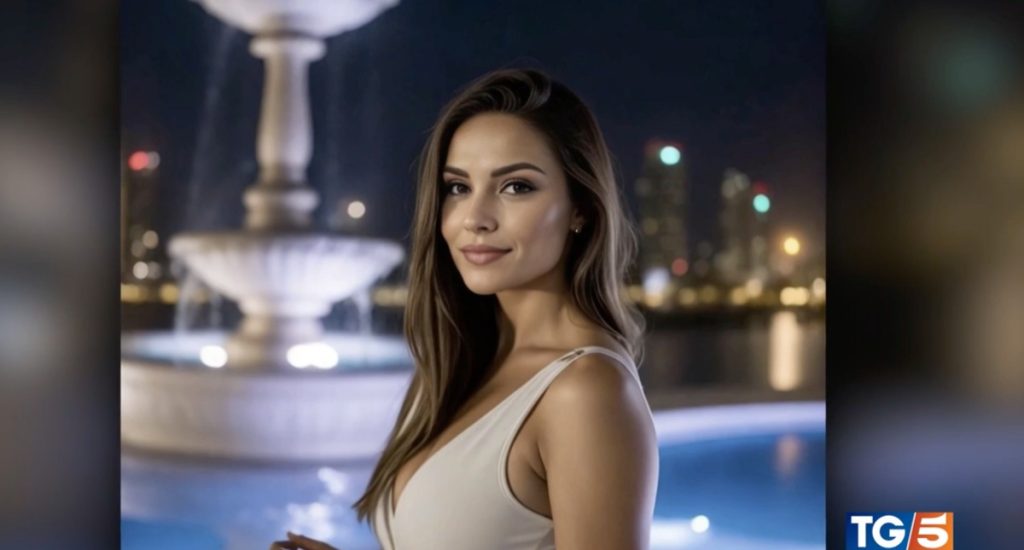 Emily Pellegrini modella creata dall'intelligenza artificiale