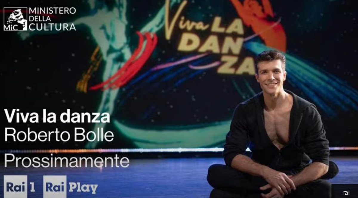 “Viva la danza”, Roberto Bolle torna su Rai1: ospiti e quando in tv